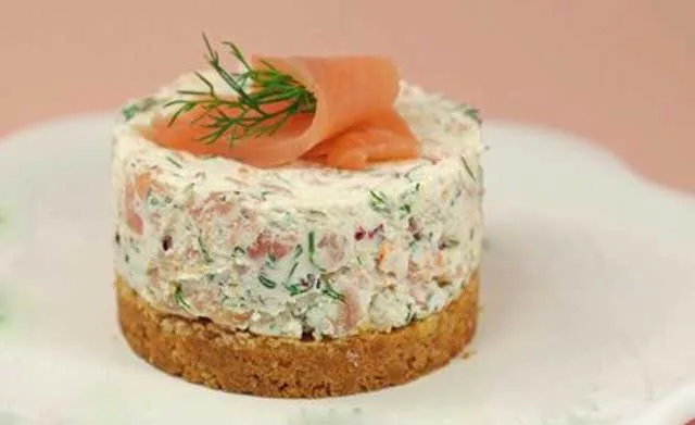 "Cheesecake au Saumon Fumé"